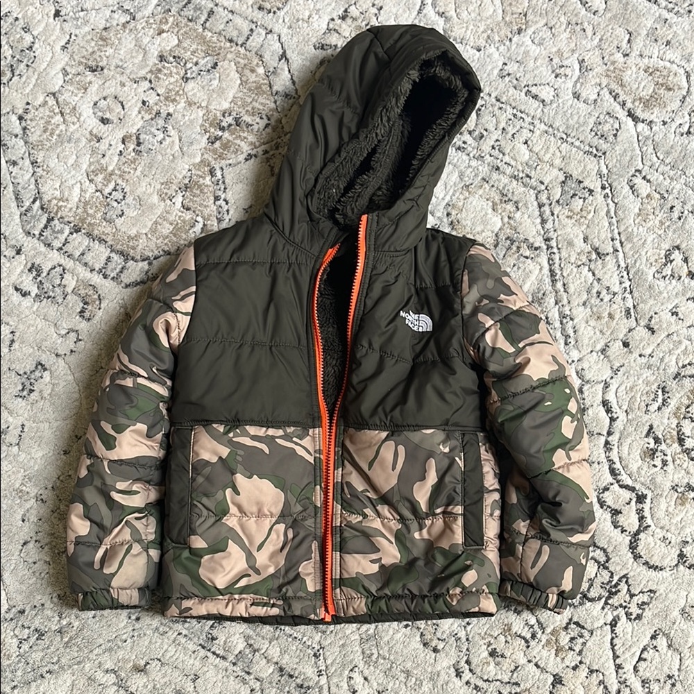 Toddler North Face Mt. Chino Camouflage Hooded Jacket size 5T